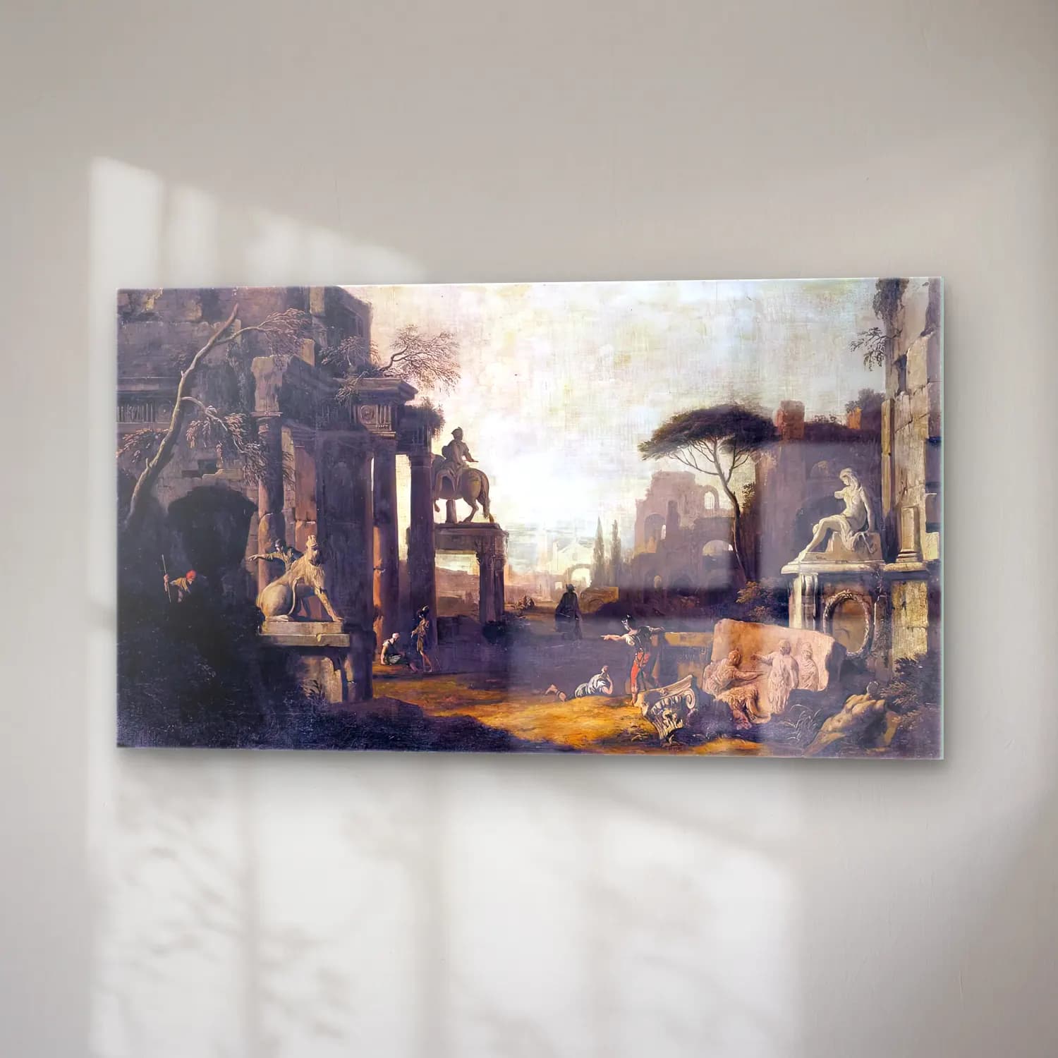 Marco Ricci – Architectural Capriccio cam tablo — sağ açıdan görünüm