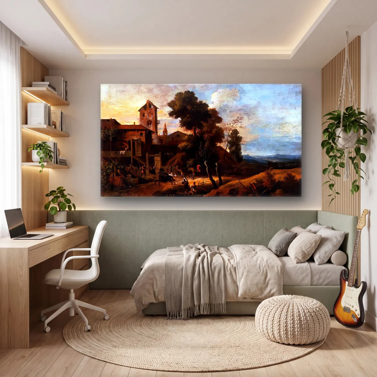 Marco Ricci – Landscape cam tablo — genç odasında