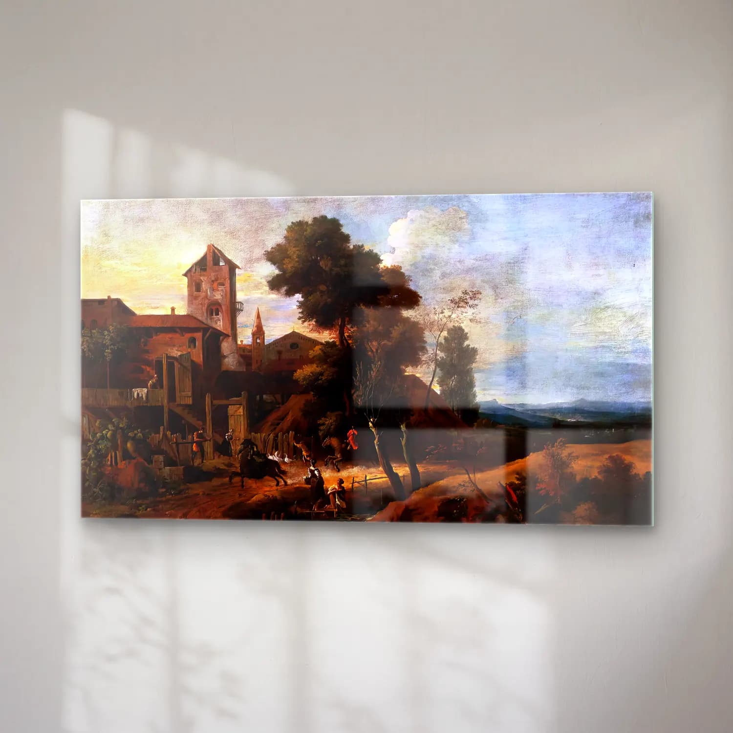 Marco Ricci – Landscape cam tablo — sağ açıdan görünüm