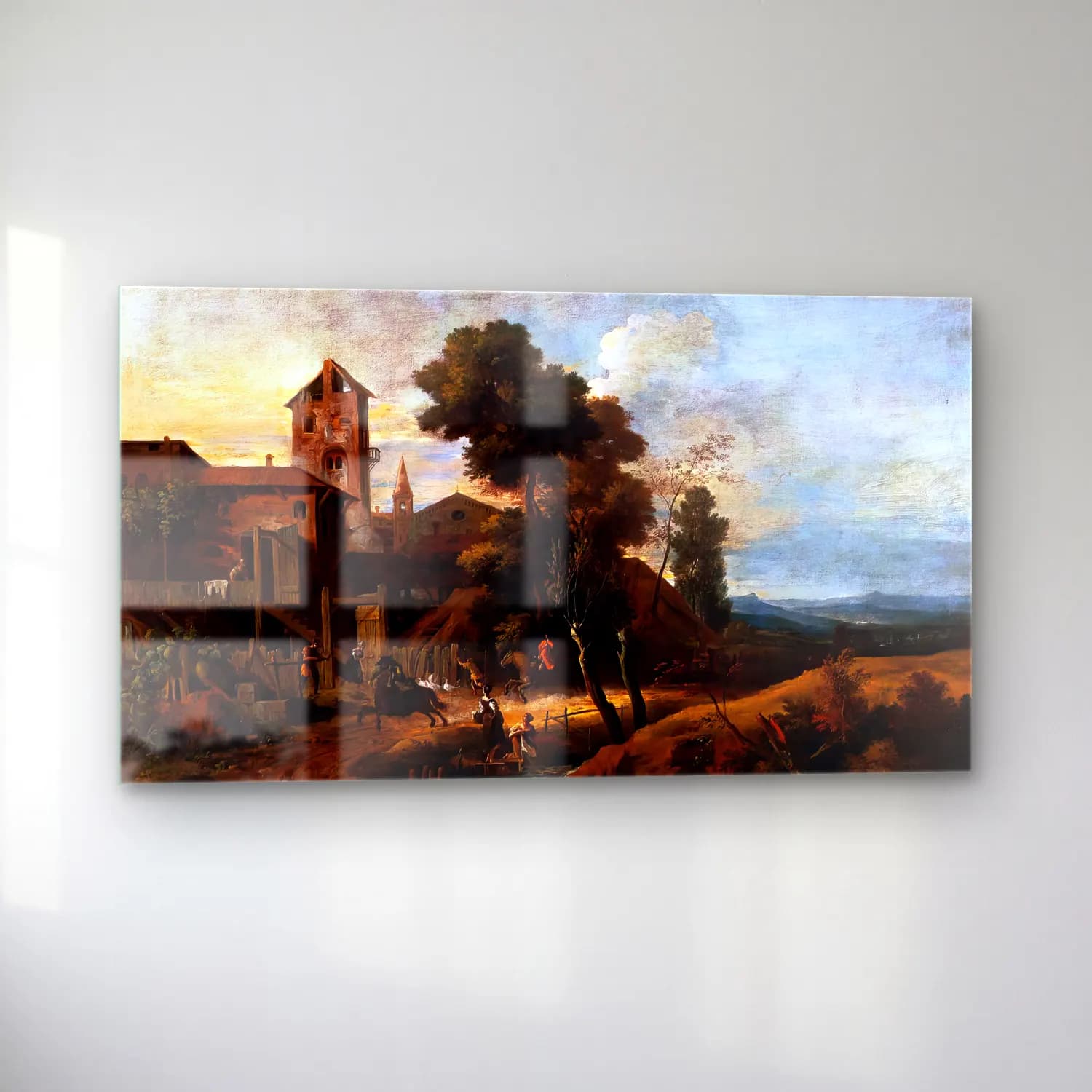 Marco Ricci – Landscape cam tablo — sol açıdan görünüm