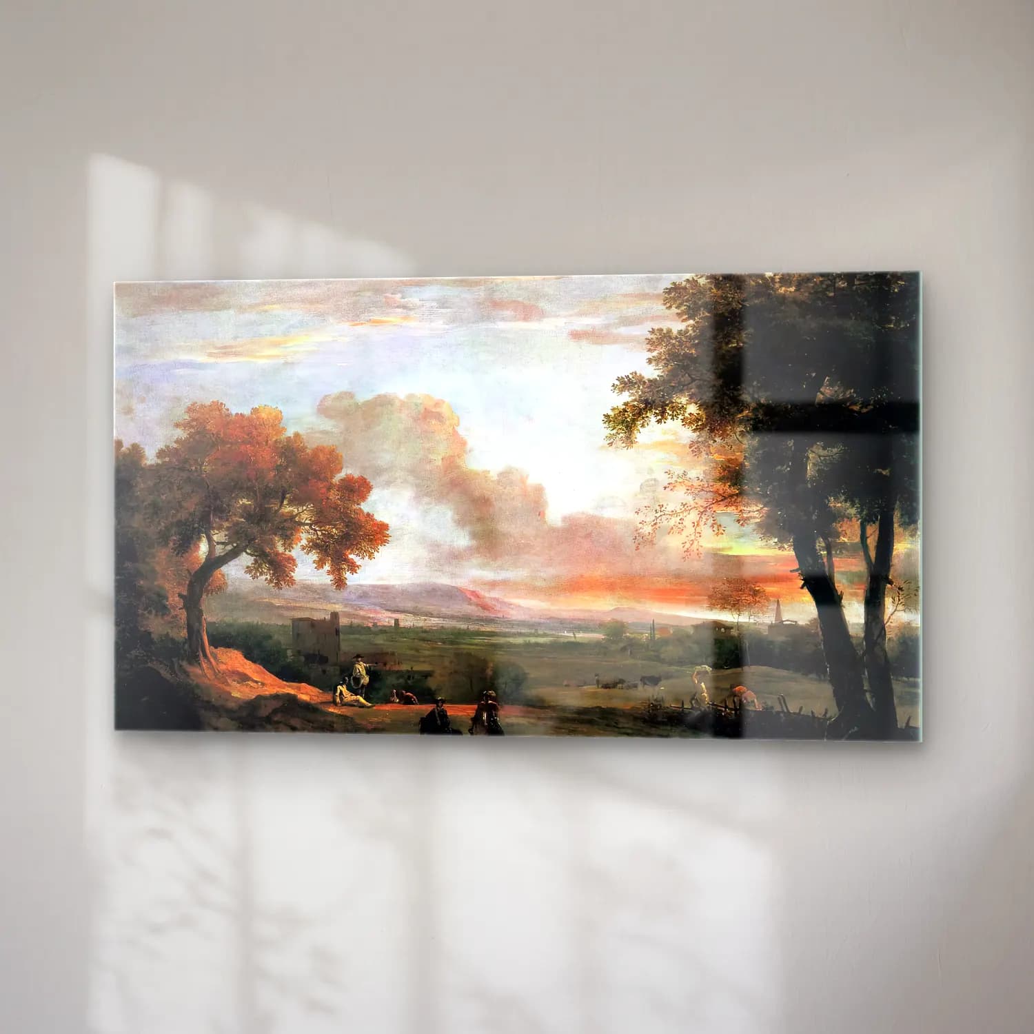 Marco Ricci – Southern Landscape at Twilight cam tablo — sağ açıdan görünüm