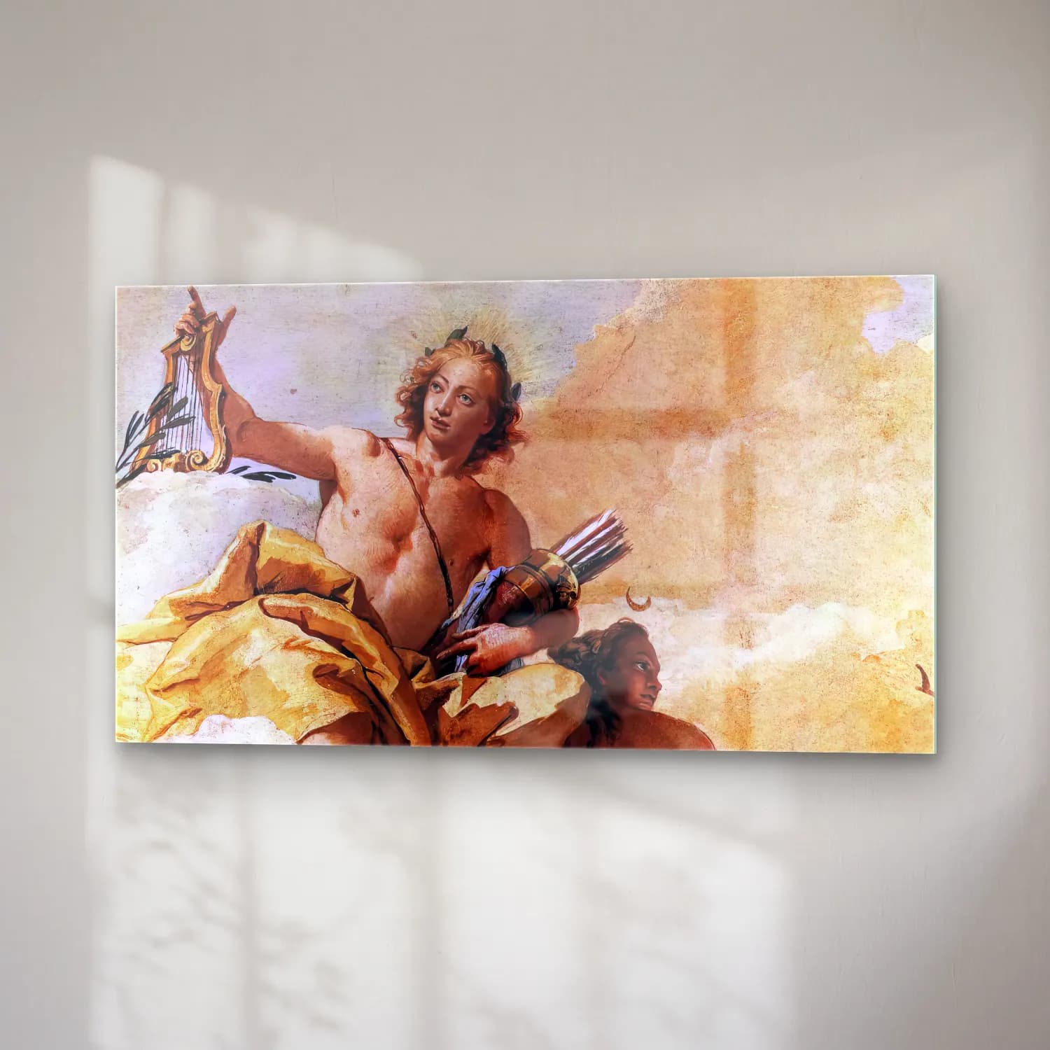 Giovanni Battista Tiepolo – Apollo and Diana cam tablo — sağ açıdan görünüm