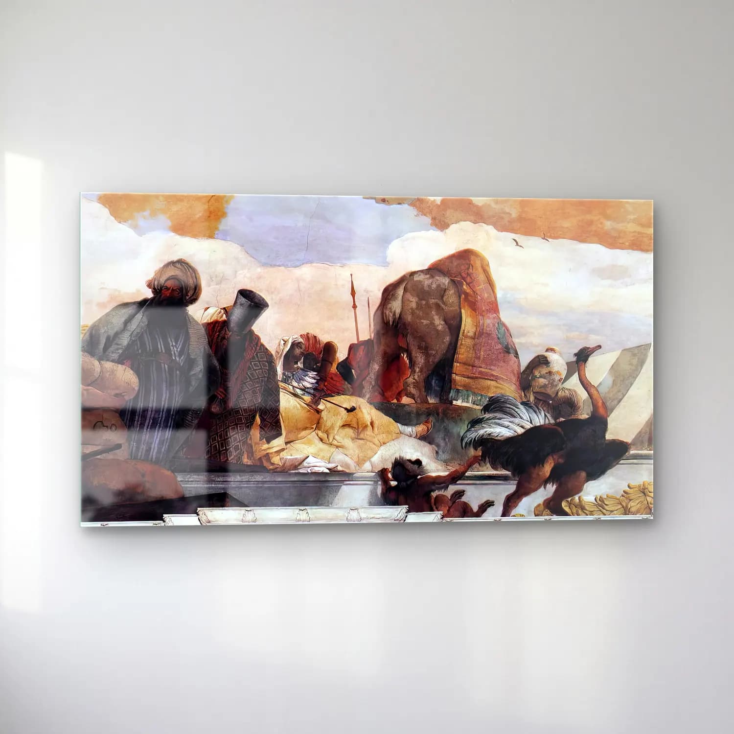 Giovanni Battista Tiepolo – Apollo and the Continents (Africa, left-hand side) cam tablo — sol açıdan görünüm