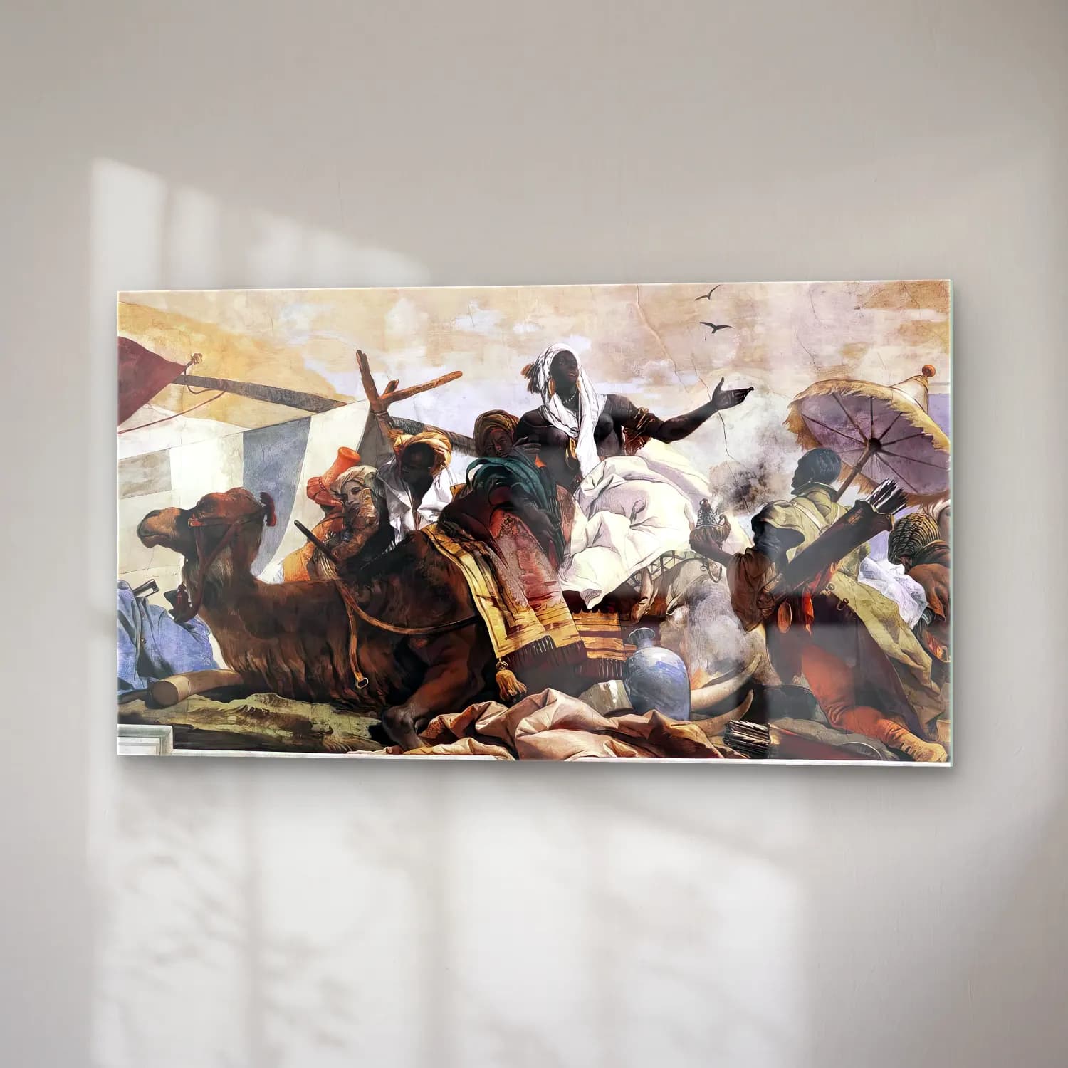 Giovanni Battista Tiepolo – Apollo and the Continents (Africa, right-hand side) cam tablo — sağ açıdan görünüm
