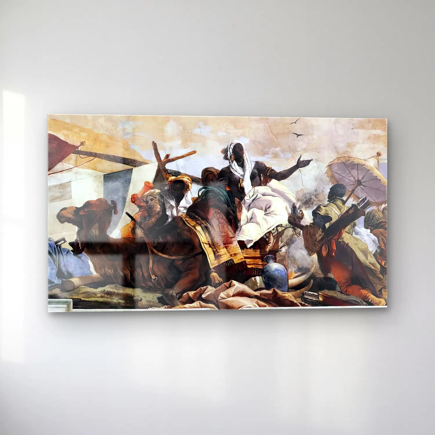 Giovanni Battista Tiepolo – Apollo and the Continents (Africa, right-hand side) cam tablo — sol açıdan görünüm