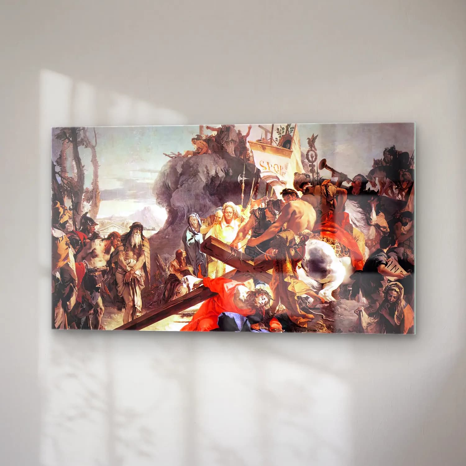Giovanni Battista Tiepolo – Christ Carrying the Cross cam tablo — sağ açıdan görünüm
