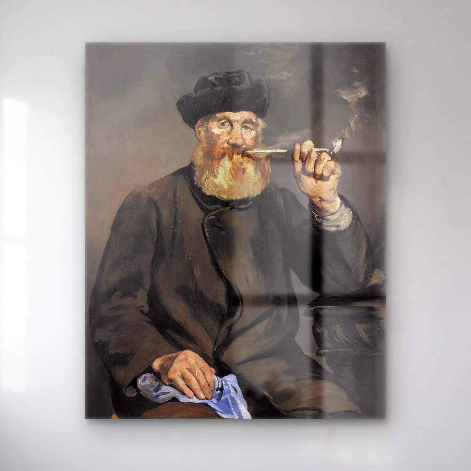 Yağlı Boya Erkek Portresi No. 29 cam tablo — Yağlı Boya Erkek Portresi No. 29 — yağlı boya erkek portresi