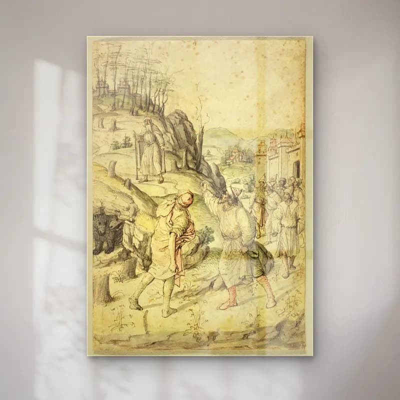 Vintage Dini Sahne No. 19 cam tablo — Vintage Dini Sahne No. 19 — vintage dini sahne