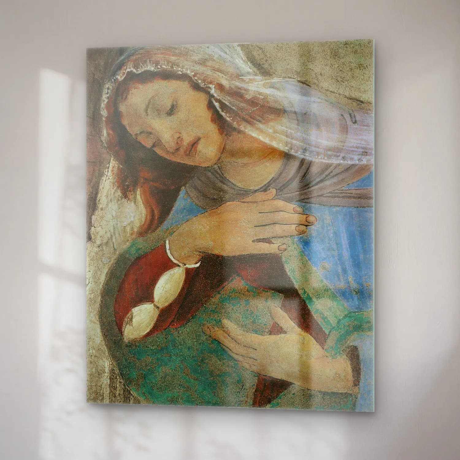 Sandro Botticelli – Melek cam tablo — sağ açıdan görünüm