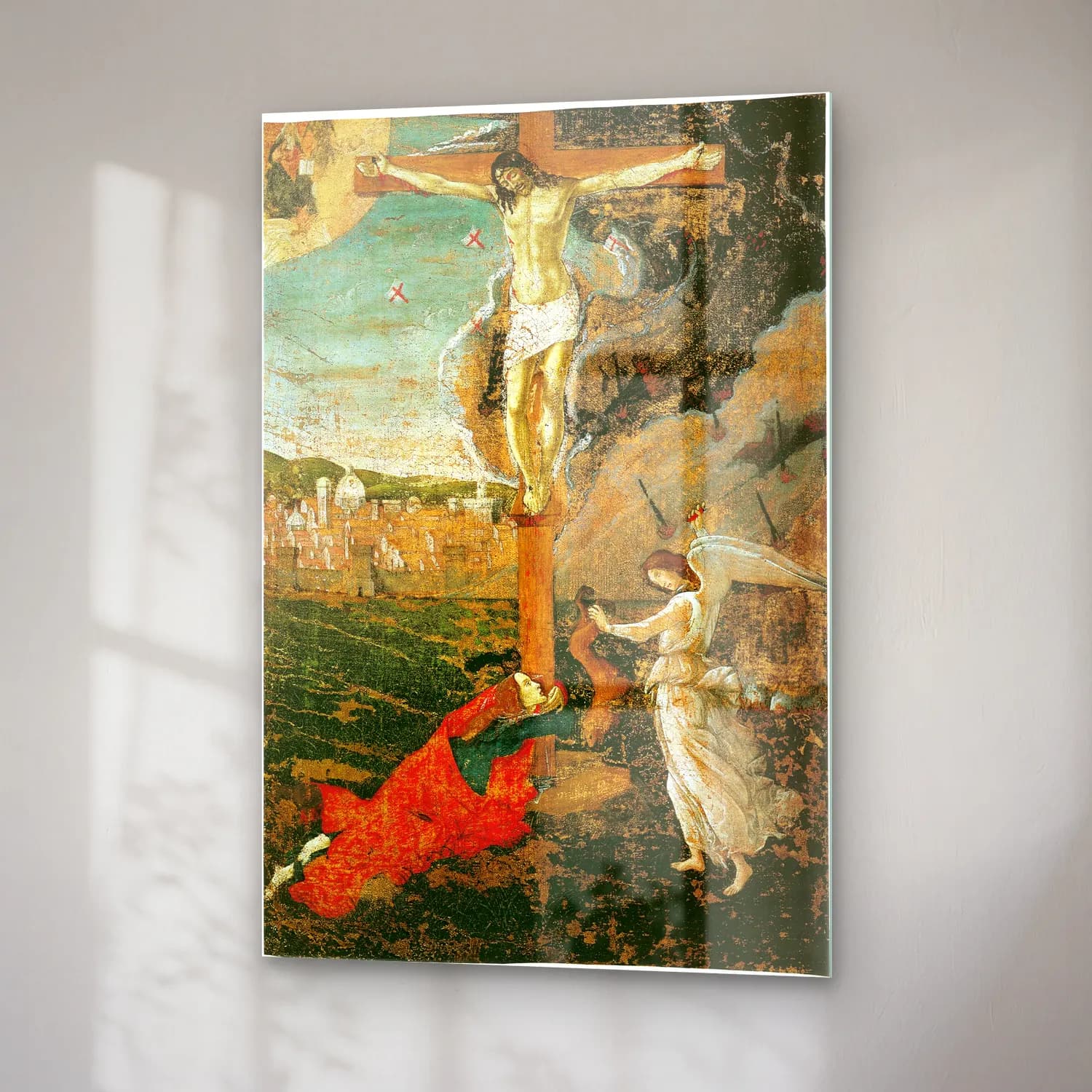 Sandro Botticelli – Dini Sahne No. 21 cam tablo — sağ açıdan görünüm