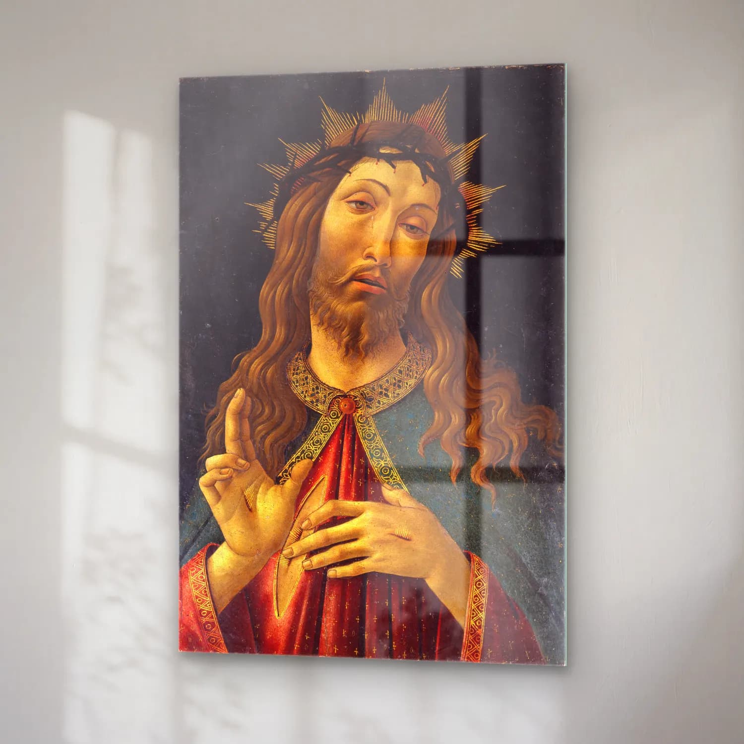 Sandro Botticelli – Dini Sahne No. 22 cam tablo — sağ açıdan görünüm