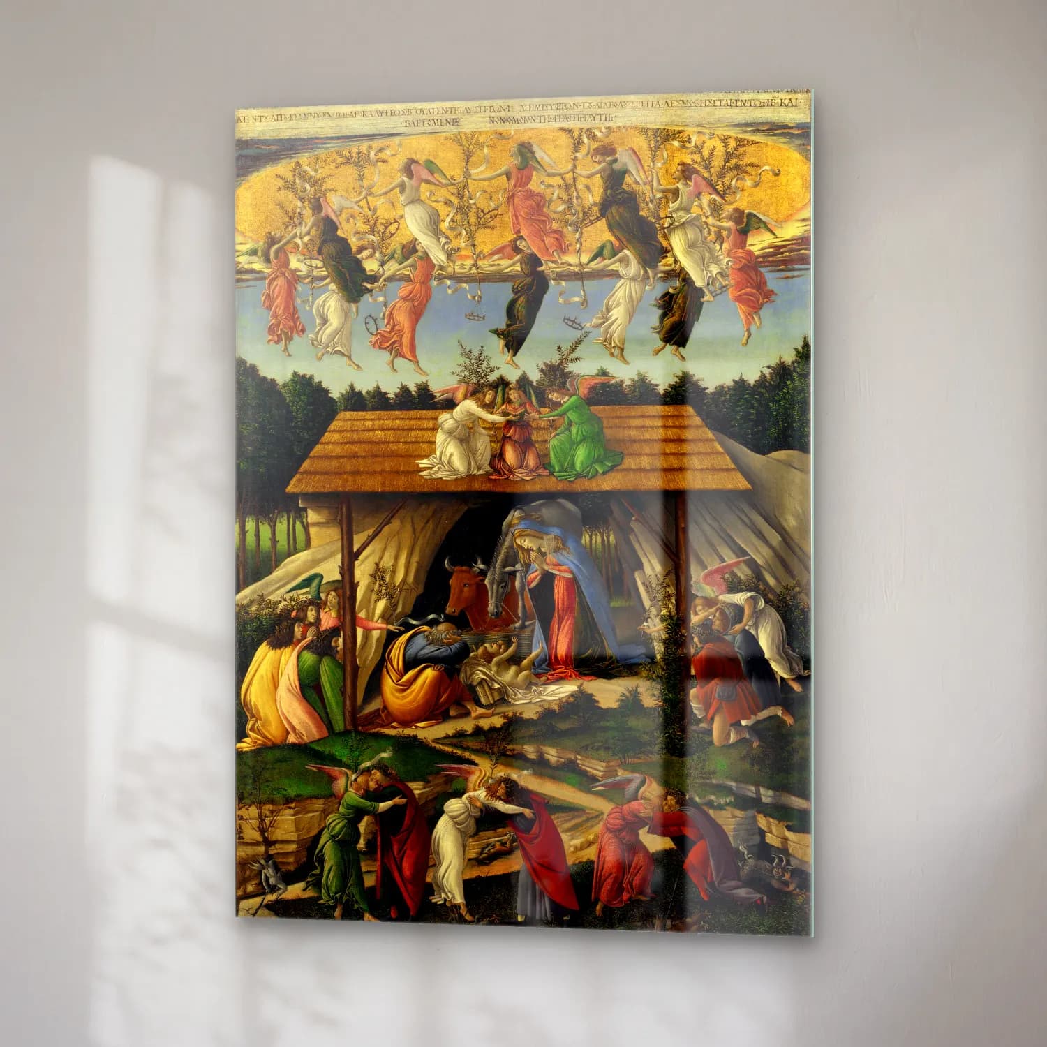 Sandro Botticelli – Dini Sahne No. 24 cam tablo — sağ açıdan görünüm