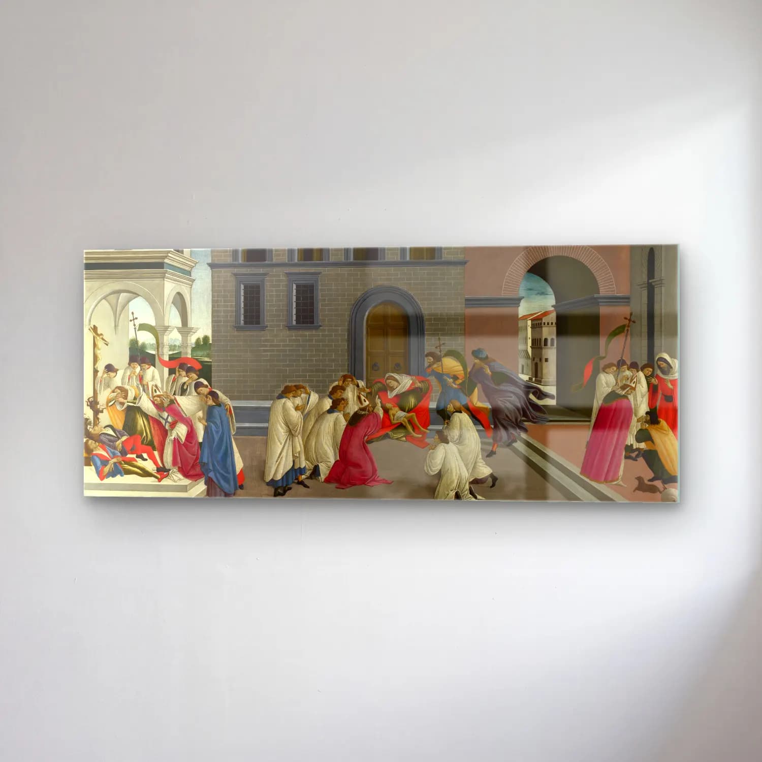 Sandro Botticelli – Dini Sahne No. 27 cam tablo — sağ açıdan görünüm
