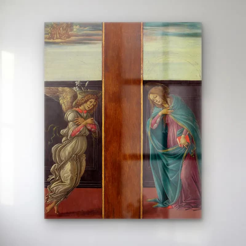 Sandro Botticelli – Dini Sahne No. 30 cam tablo — Sandro Botticelli – Dini Sahne No. 30 — yağlı boya dini sahne