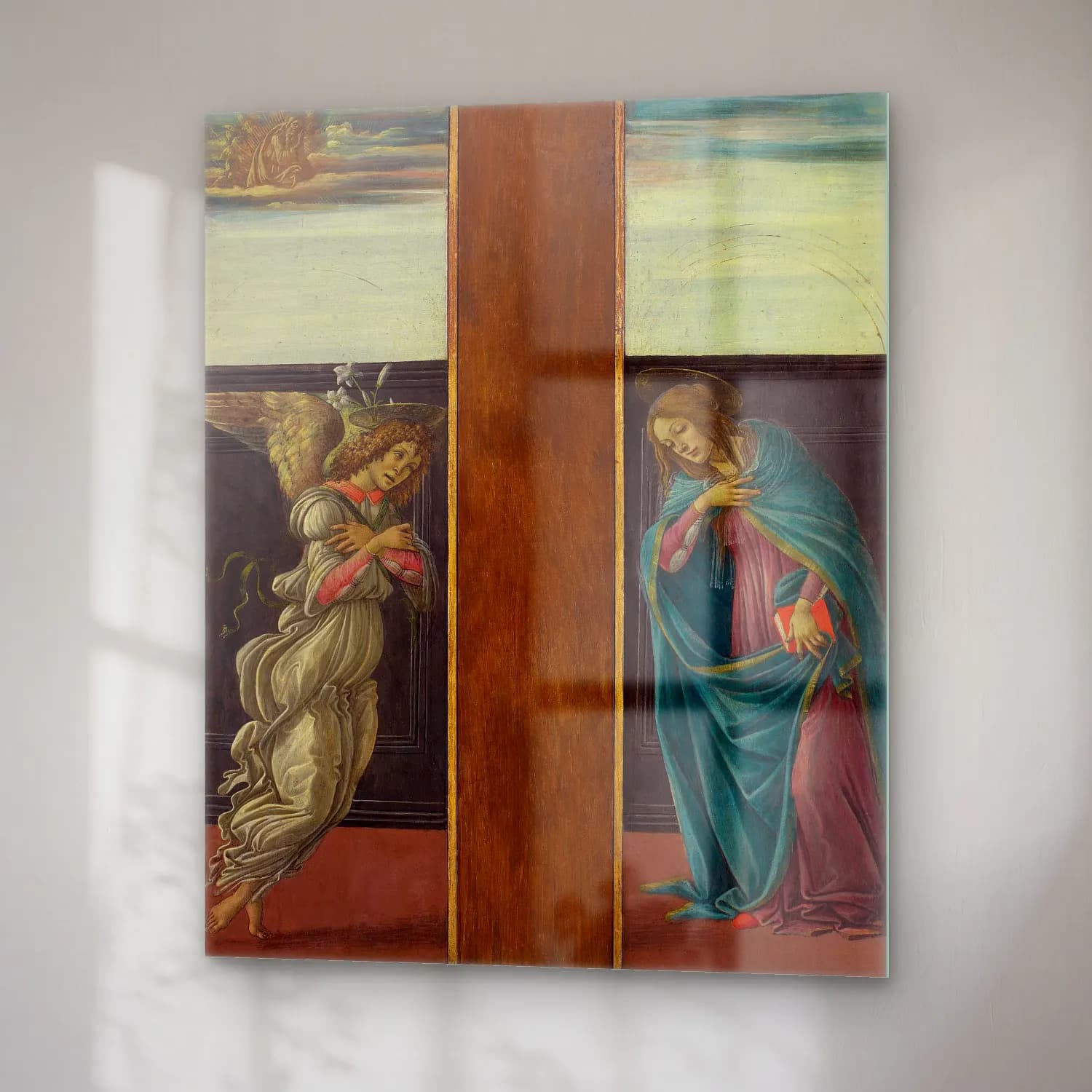 Sandro Botticelli – Dini Sahne No. 30 cam tablo — sağ açıdan görünüm