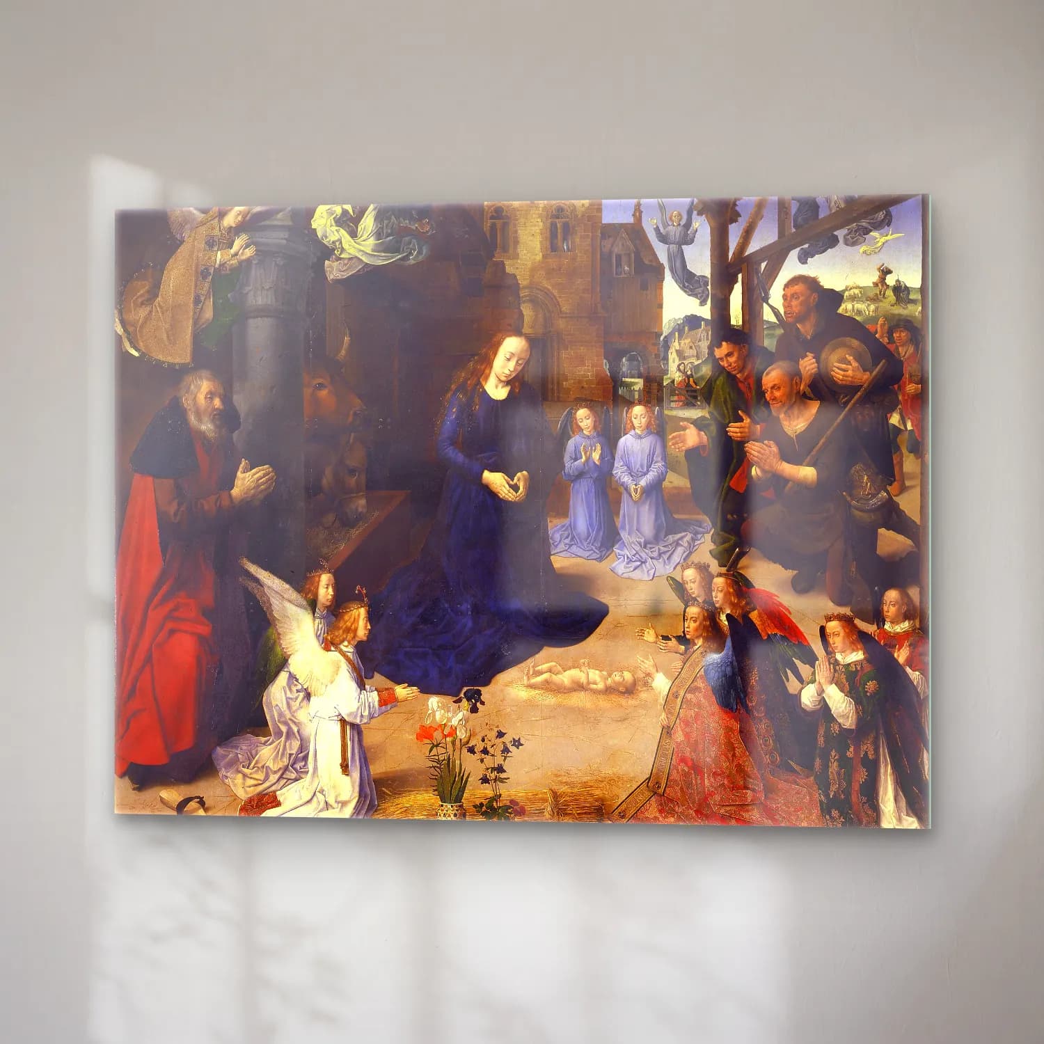 Sandro Botticelli – Dini Sahne No. 32 cam tablo — sağ açıdan görünüm