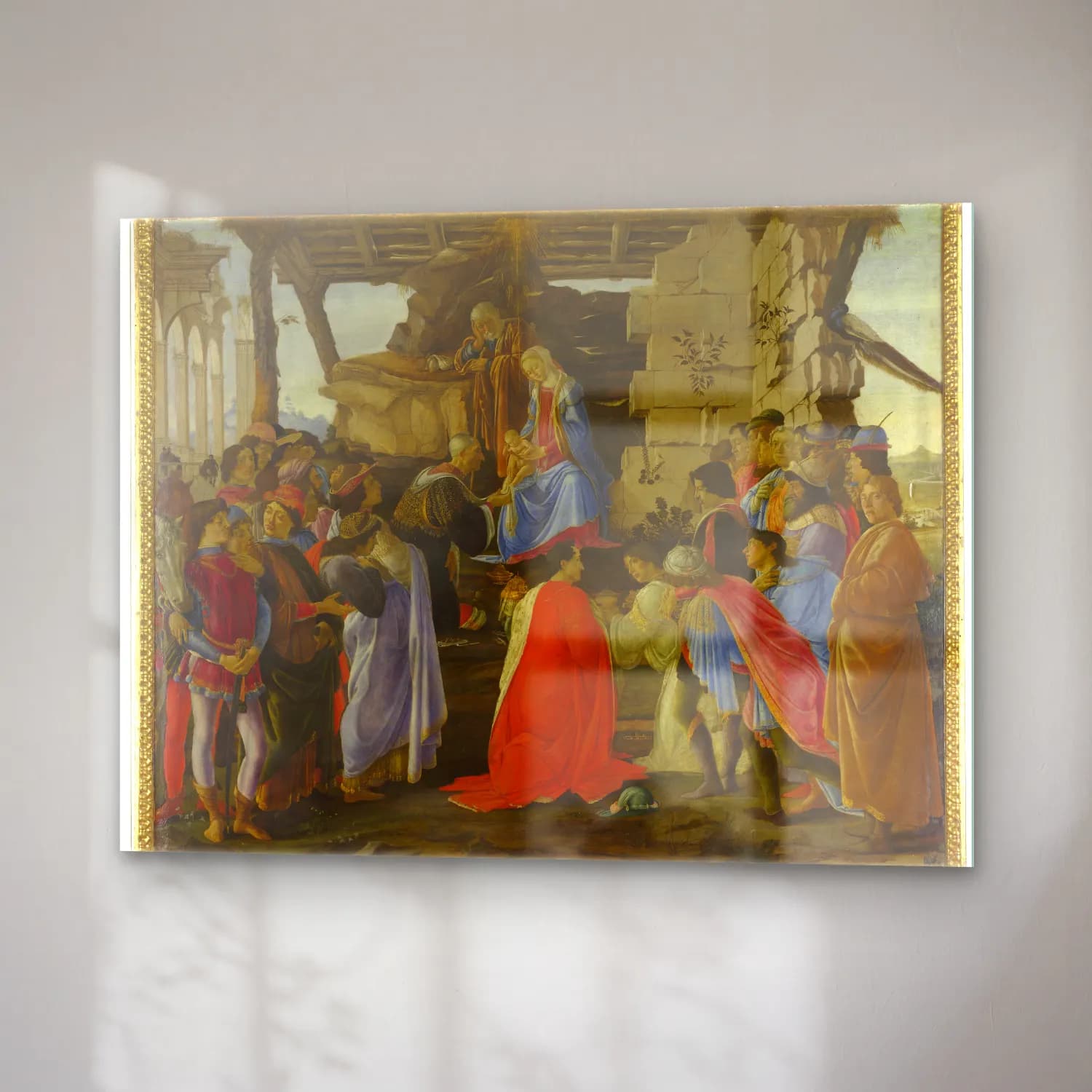 Sandro Botticelli – Dini Sahne No. 33 cam tablo — sağ açıdan görünüm