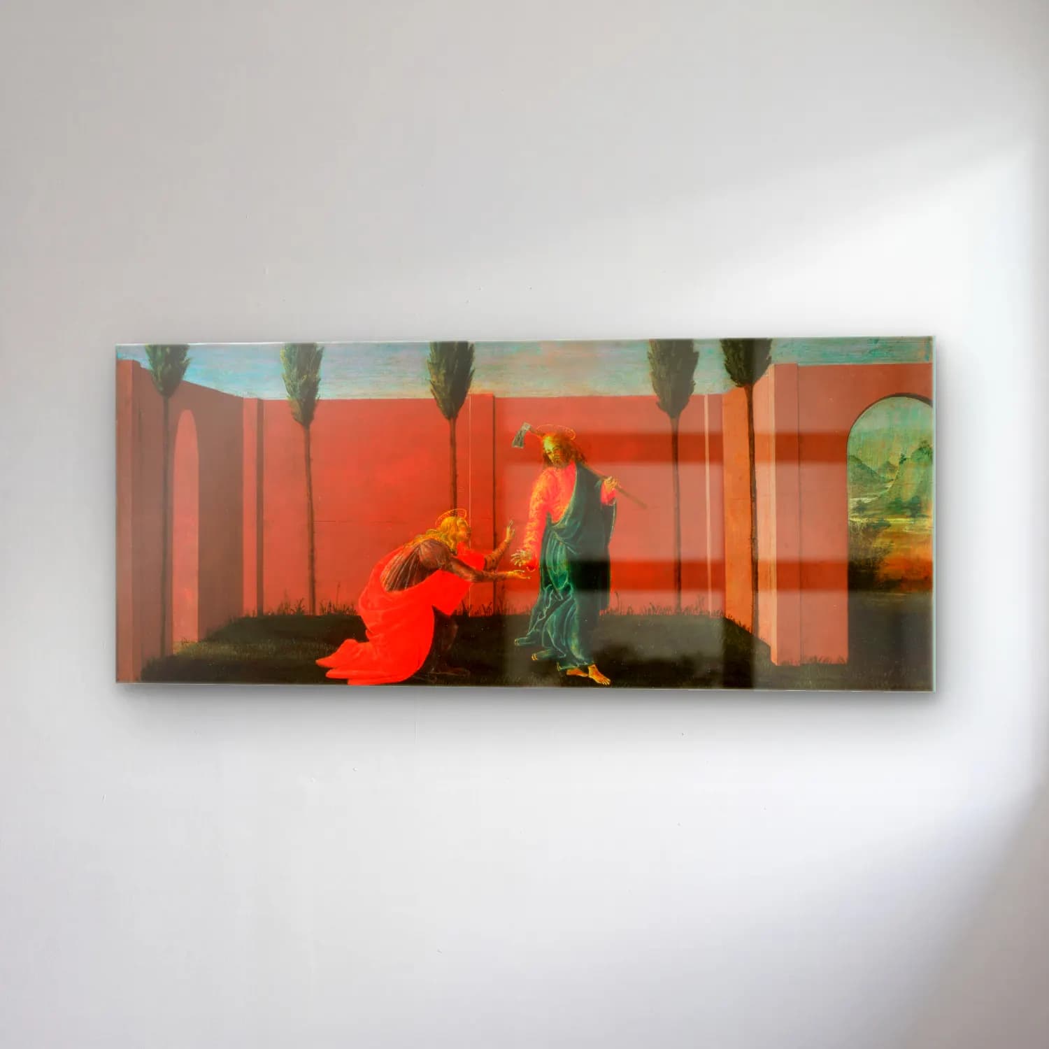 Sandro Botticelli – Dini Sahne No. 35 cam tablo — sağ açıdan görünüm