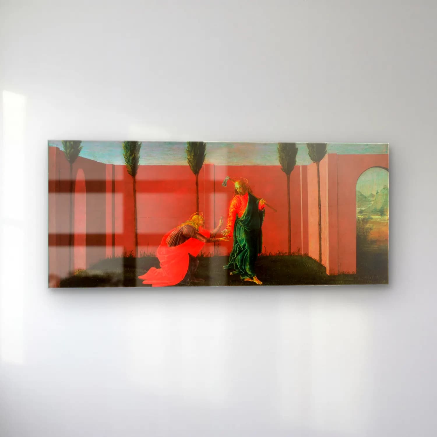 Sandro Botticelli – Dini Sahne No. 35 cam tablo — sol açıdan görünüm