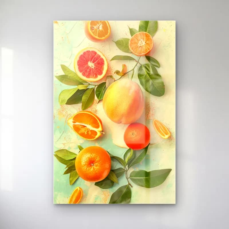 Pastel Portakallar cam tablo — Pastel Portakallar — pastel portakallar