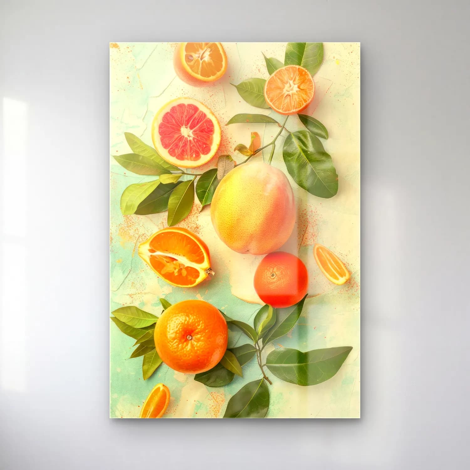 Pastel Portakallar cam tablo — Pastel Portakallar — pastel portakallar