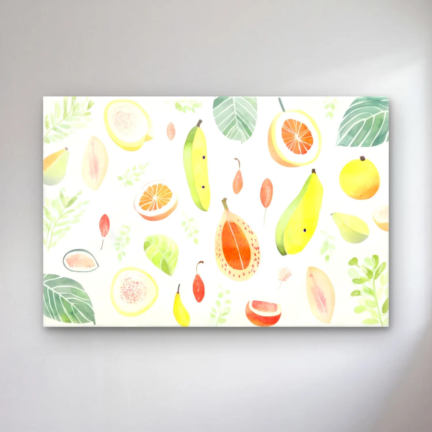 Pastel Limonlar No. 4 cam tablo — Pastel Limonlar No. 4 — pastel limonlar