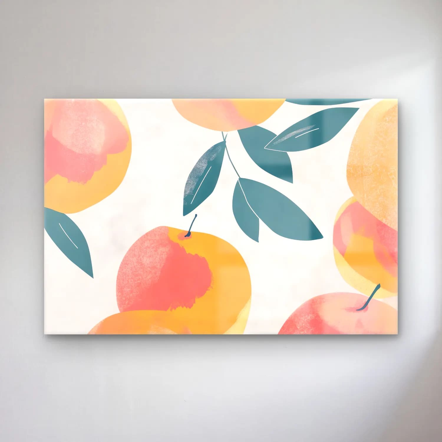 Pastel Portakallar No. 6 cam tablo — Pastel Portakallar No. 6 — pastel portakallar