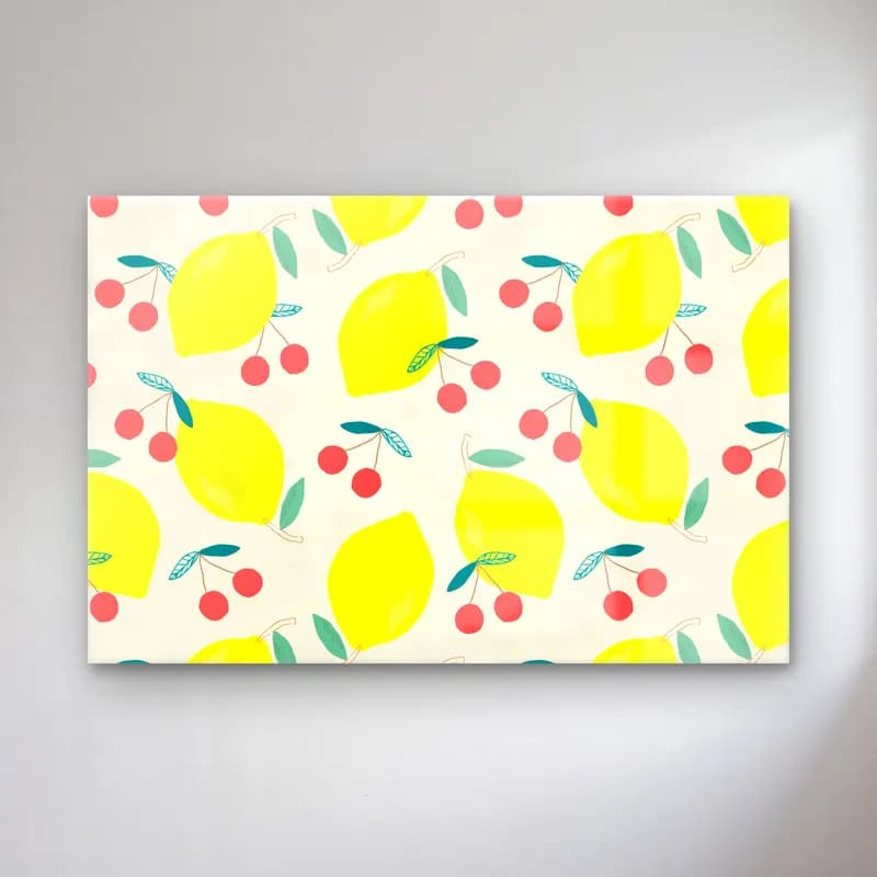 Retro Limonlar No. 11 cam tablo — Retro Limonlar No. 11 — retro limonlar