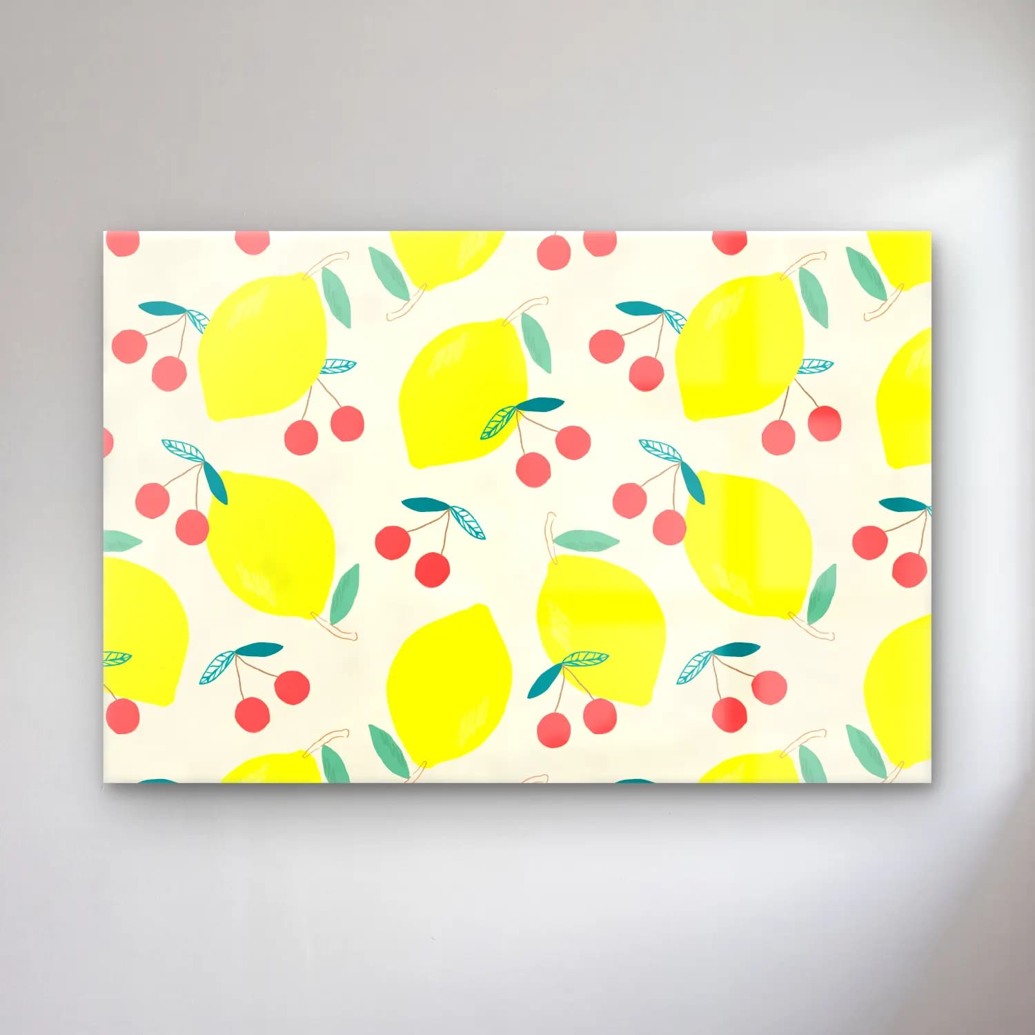 Retro Limonlar No. 11 cam tablo — Retro Limonlar No. 11 — retro limonlar