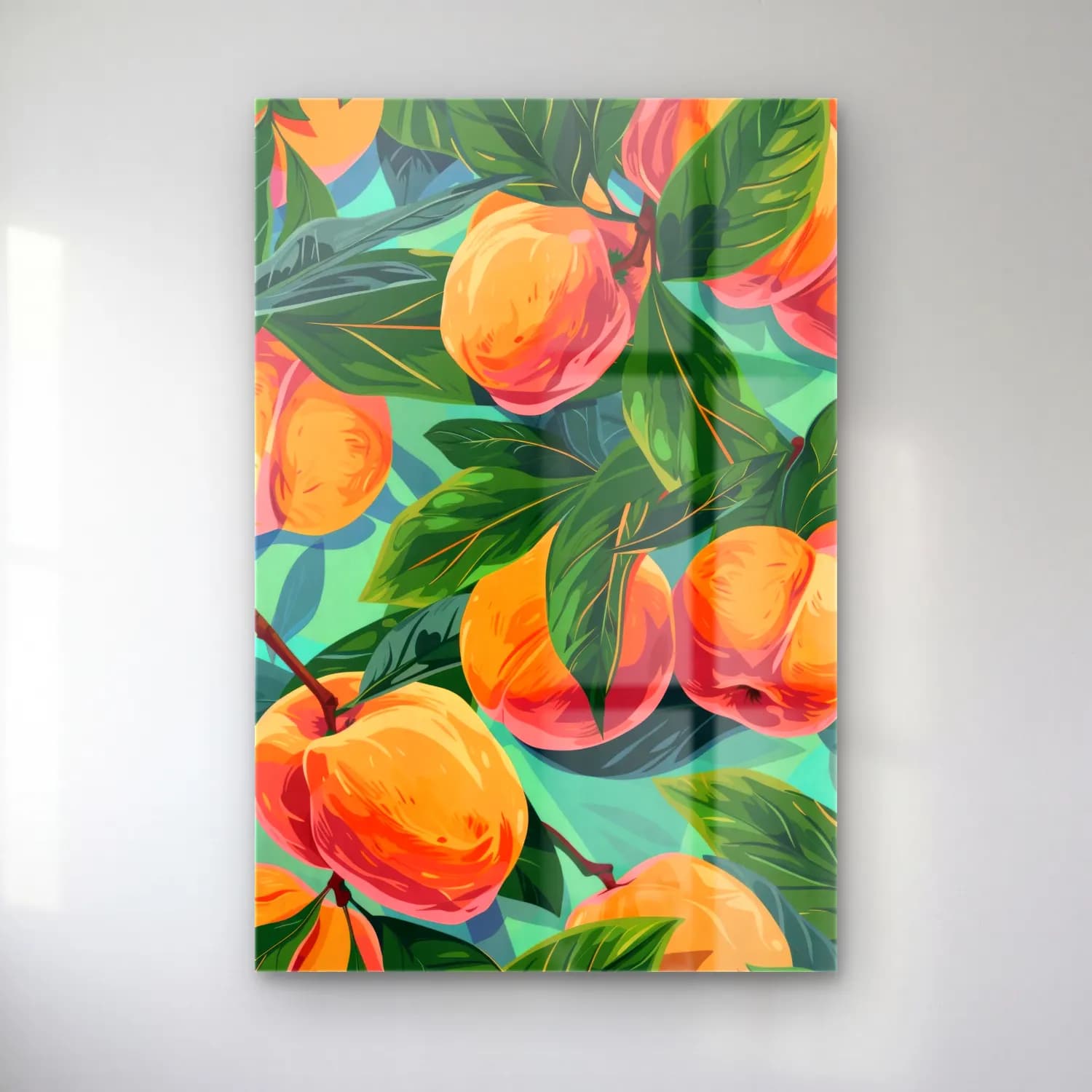 Pastel Portakallar No. 8 cam tablo — Pastel Portakallar No. 8 — pastel portakallar