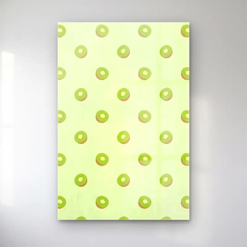 Pastel Çiçek Deseni – Yeşil Tonlar cam tablo — Pastel Çiçek Deseni – Yeşil Tonlar — pastel çiçek deseni