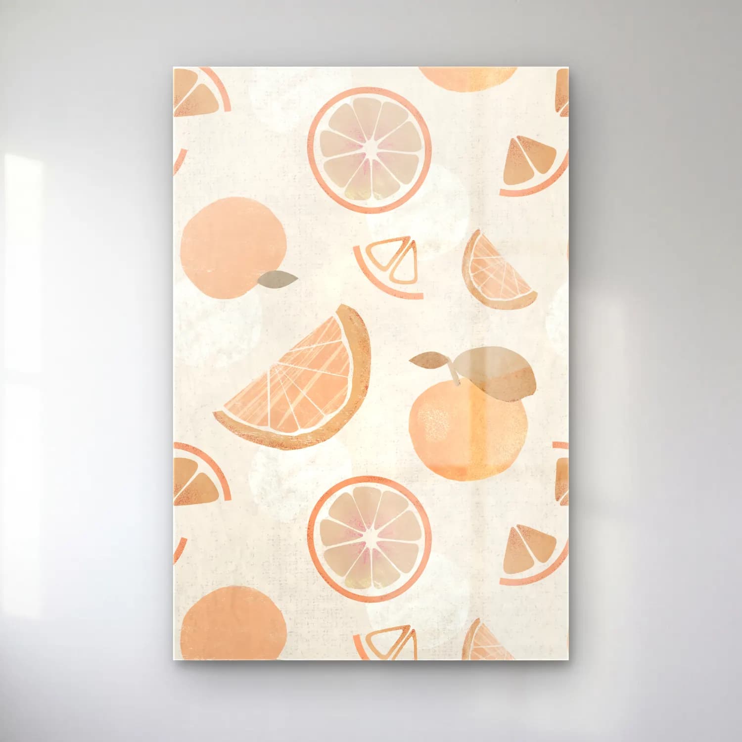 Pastel Portakallar No. 9 cam tablo — Pastel Portakallar No. 9 — pastel portakallar