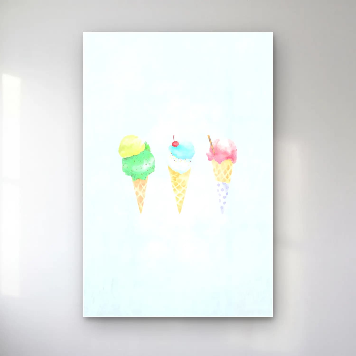 Pastel Dondurma – Pastel Tonlar cam tablo — Pastel Dondurma – Pastel Tonlar — pastel dondurma