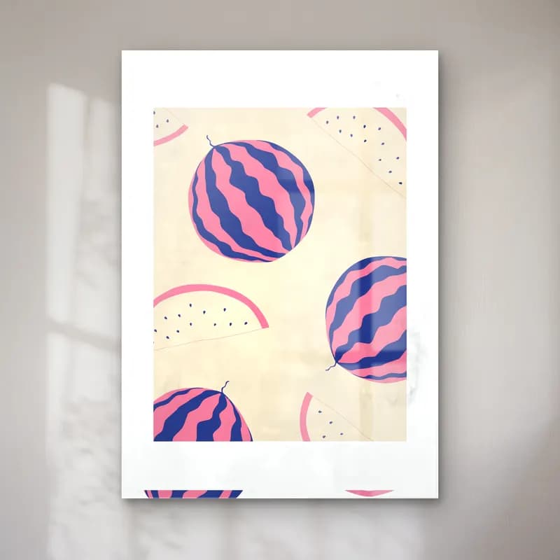 Pastel Karpuz cam tablo — Pastel Karpuz — pastel karpuz