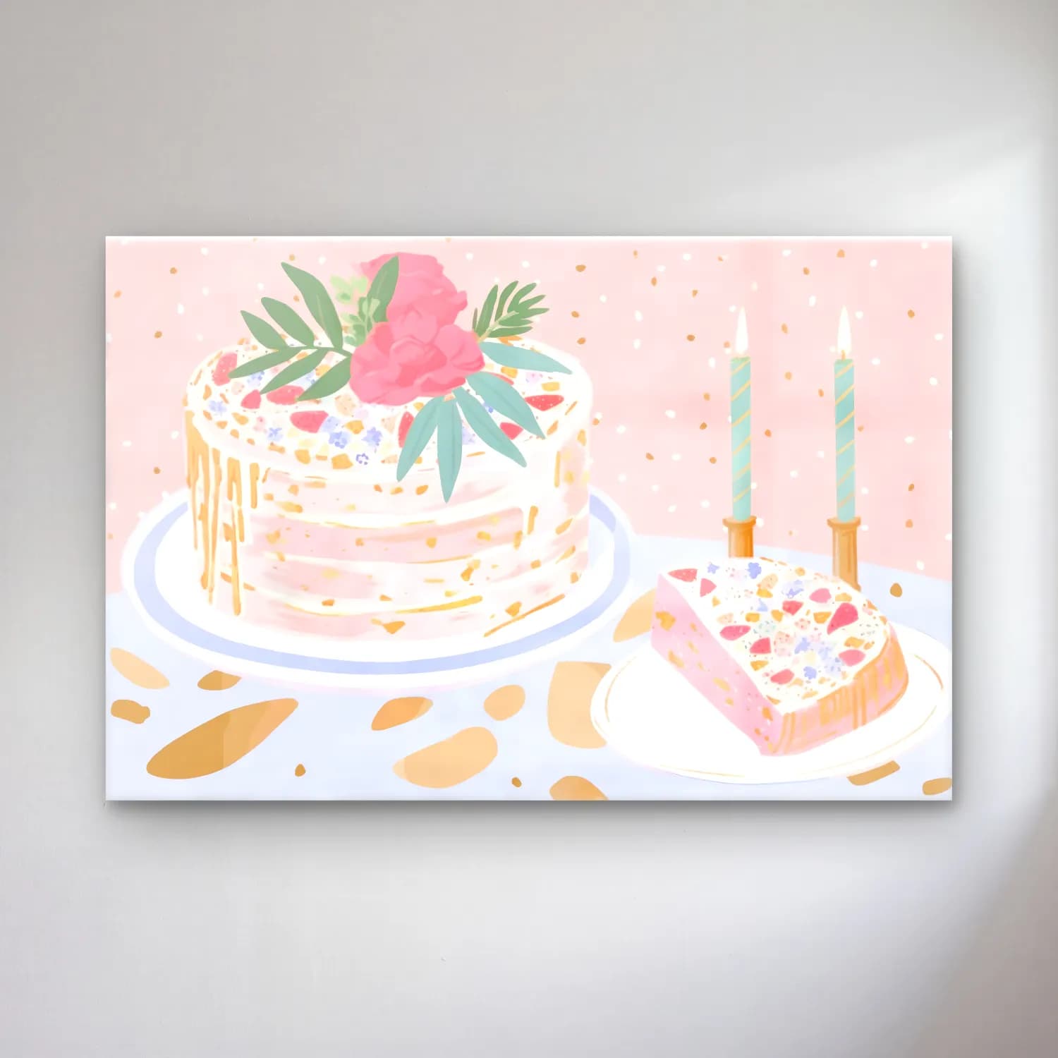 Pastel Tatlılar No. 11 cam tablo — Pastel Tatlılar No. 11 — pastel tatlılar