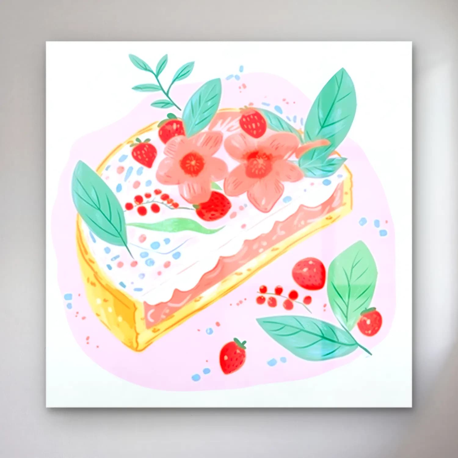 Pastel Tatlılar No. 17 cam tablo — Pastel Tatlılar No. 17 — pastel tatlılar