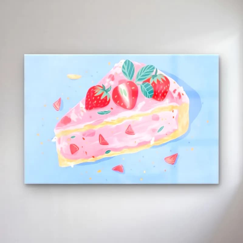 Pastel Tatlılar No. 19 cam tablo — Pastel Tatlılar No. 19 — pastel tatlılar