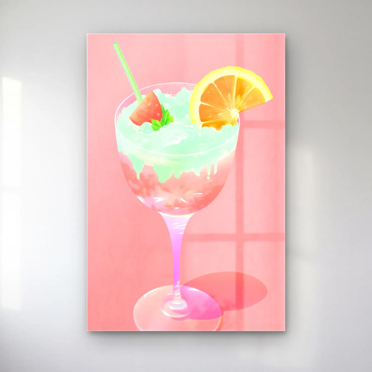 Pastel Kokteyl No. 5 cam tablo — Pastel Kokteyl No. 5 — pastel kokteyl
