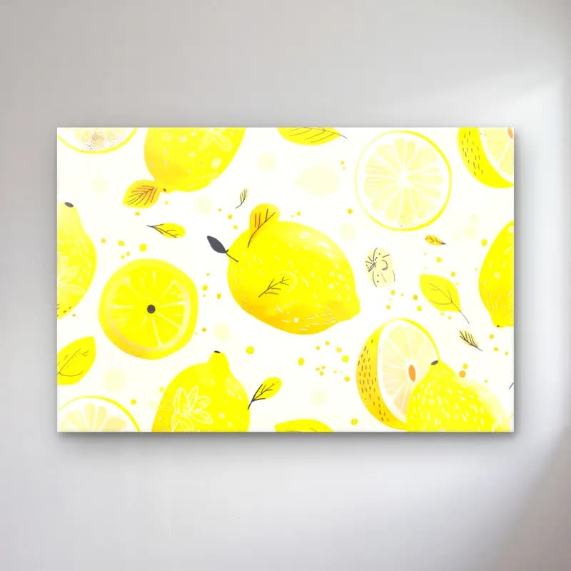 Retro Limonlar cam tablo — Retro Limonlar — retro limonlar