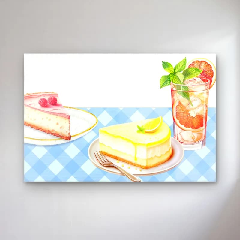 Pastel Tatlılar No. 25 cam tablo — Pastel Tatlılar No. 25 — pastel tatlılar