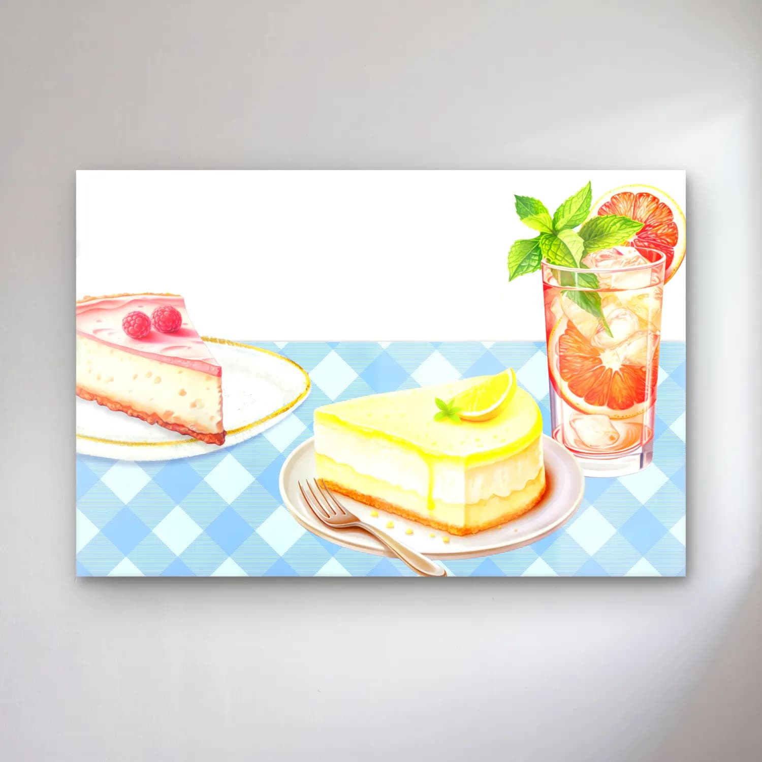 Pastel Tatlılar No. 25 cam tablo — Pastel Tatlılar No. 25 — pastel tatlılar