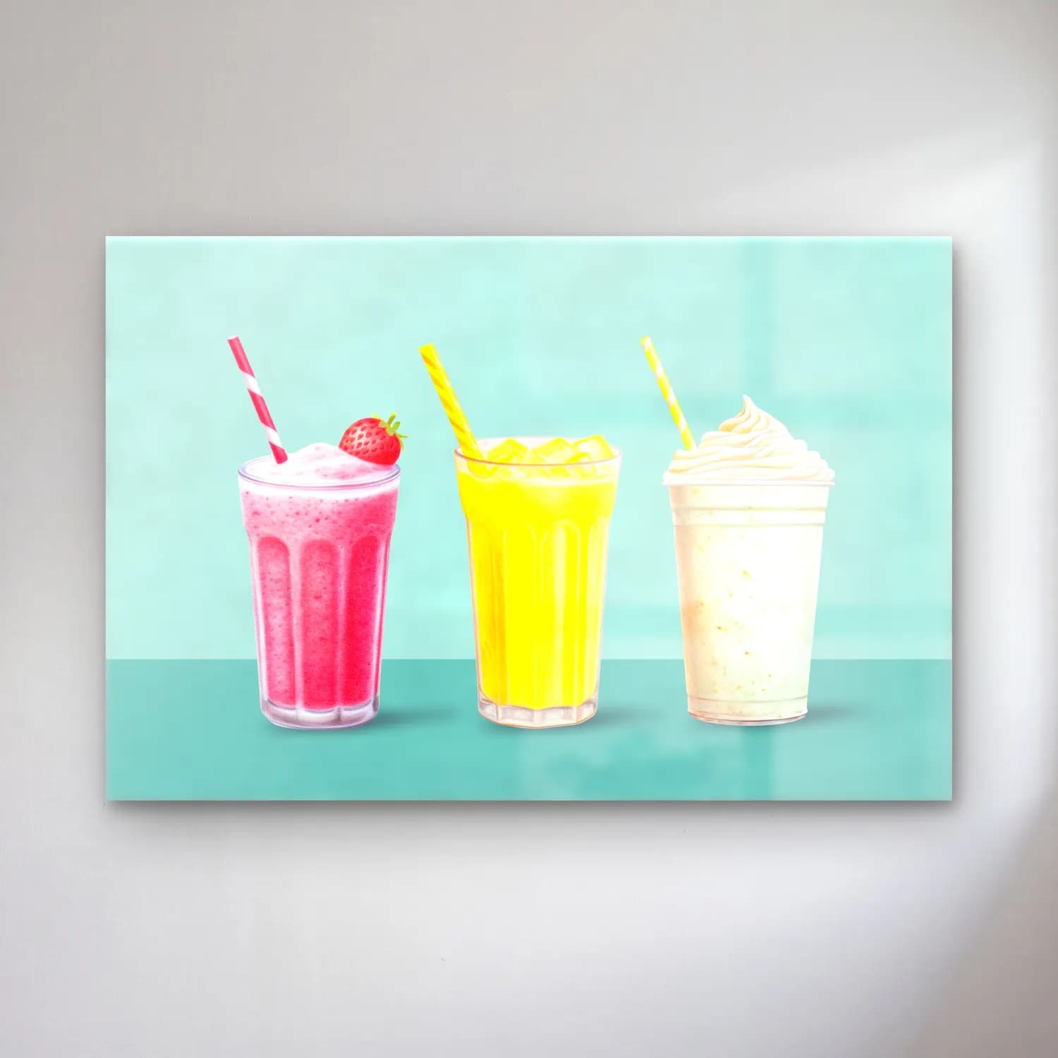 Pastel Dondurma No. 7 cam tablo — Pastel Dondurma No. 7 — pastel dondurma