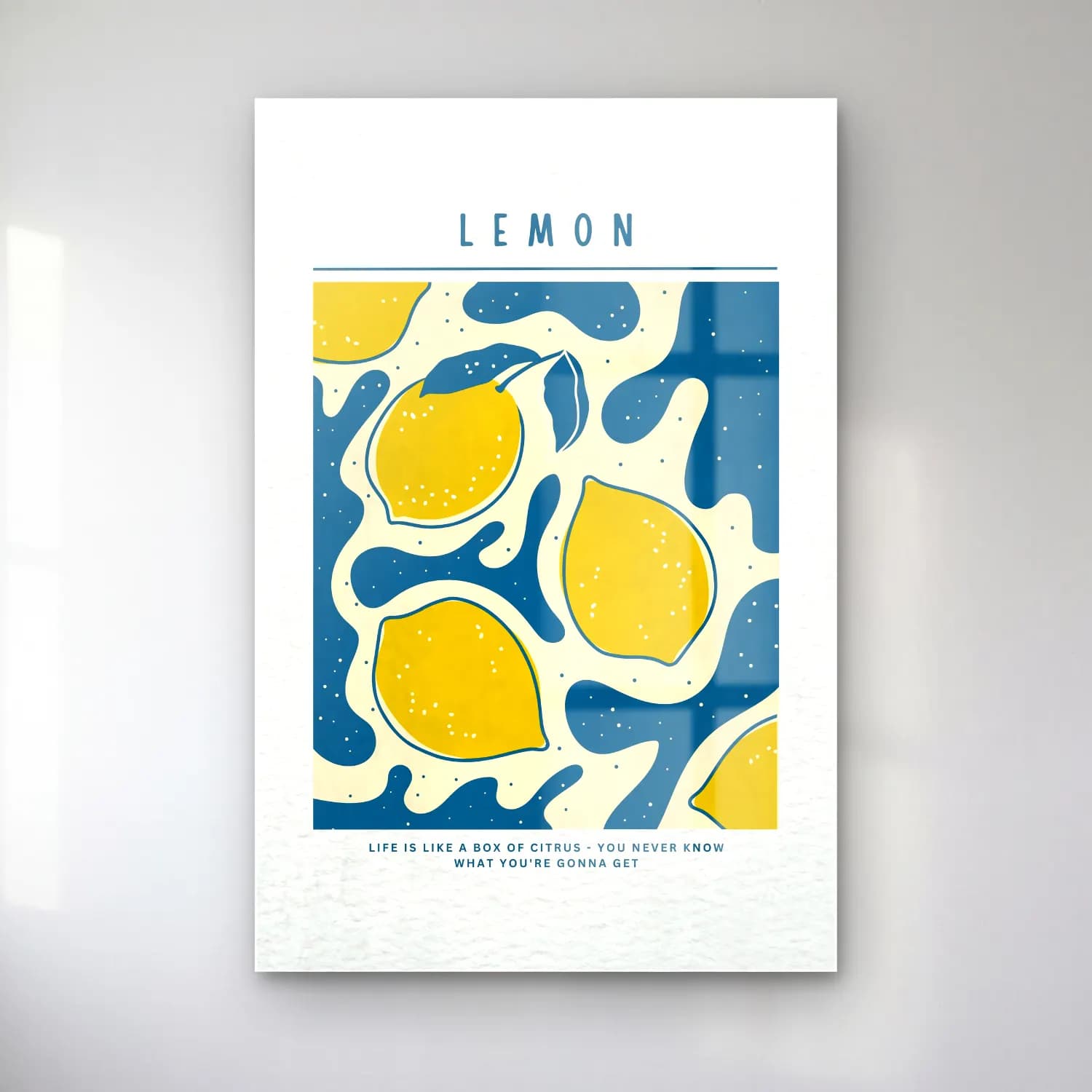Retro Limonlar No. 9 cam tablo — Retro Limonlar No. 9 — retro limonlar