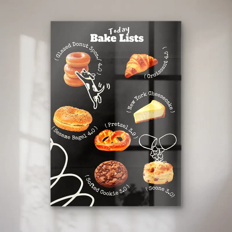 Bauhaus Ekmek ve Pastalar cam tablo — Bauhaus Ekmek ve Pastalar — bauhaus ekmek ve pastalar