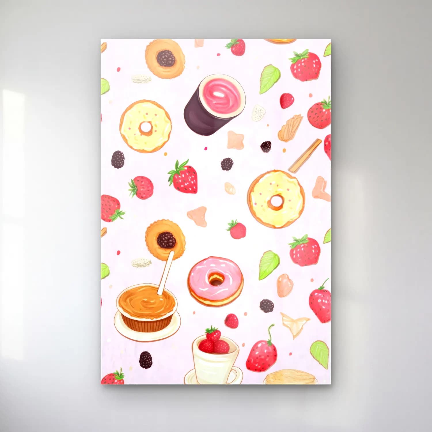 Pastel Tatlılar No. 29 cam tablo — Pastel Tatlılar No. 29 — pastel tatlılar