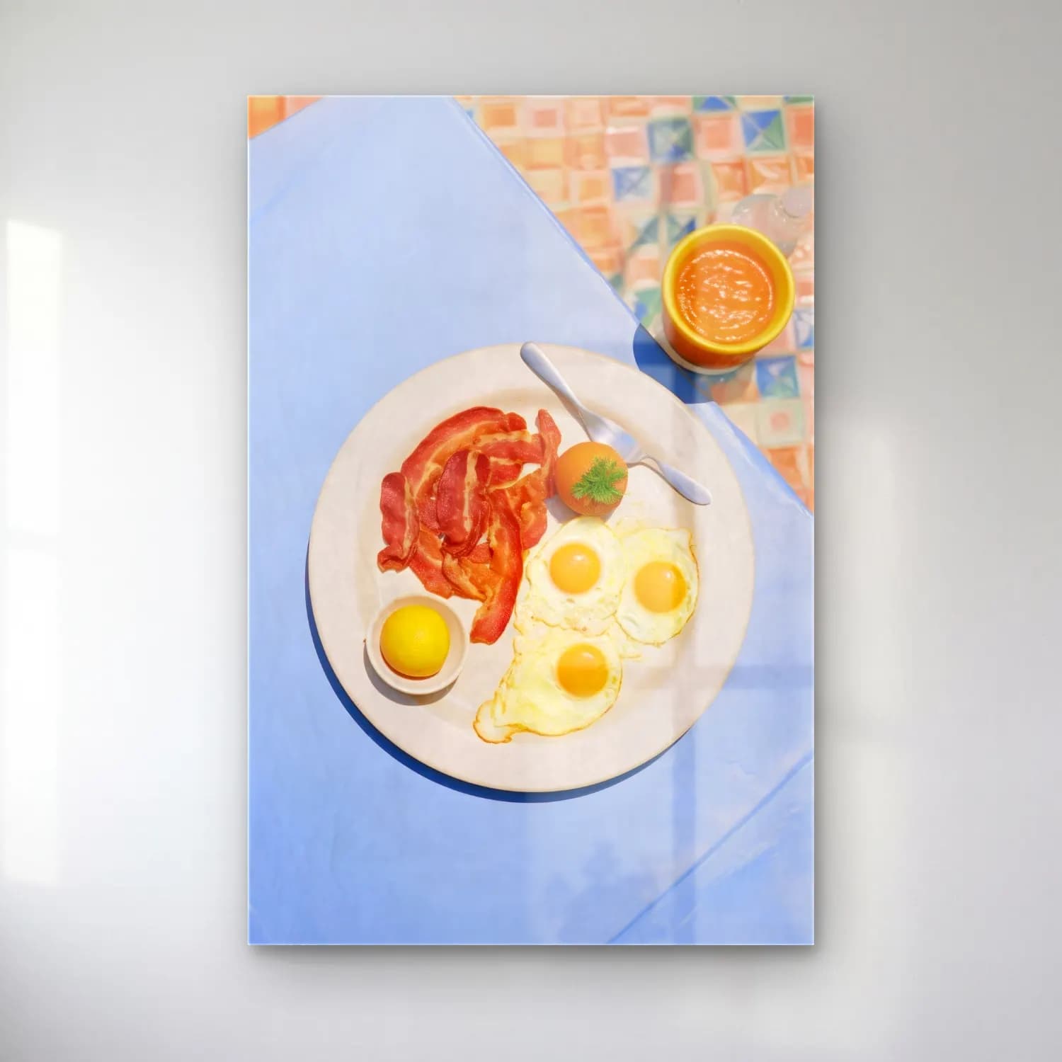 Pastel Portakallar No. 7 cam tablo — Pastel Portakallar No. 7 — pastel portakallar