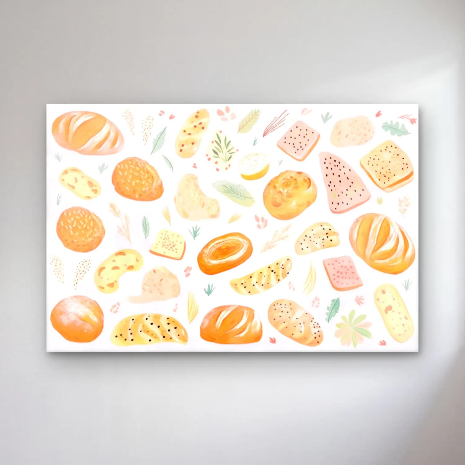 Pastel Ekmek ve Pastalar No. 10 cam tablo — Pastel Ekmek ve Pastalar No. 10 — pastel ekmek ve pastalar