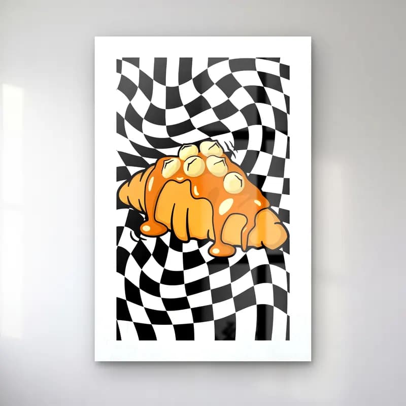 Pop Art Dama Deseni cam tablo — Pop Art Dama Deseni — pop art dama deseni