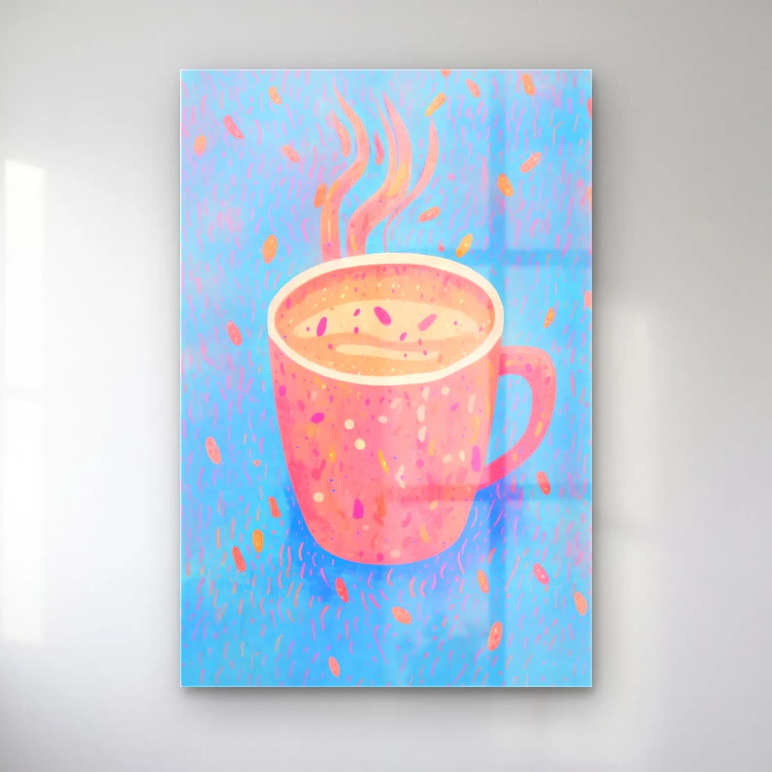 Pastel Çay Fincanı No. 6 cam tablo — Pastel Çay Fincanı No. 6 — pastel çay fincanı