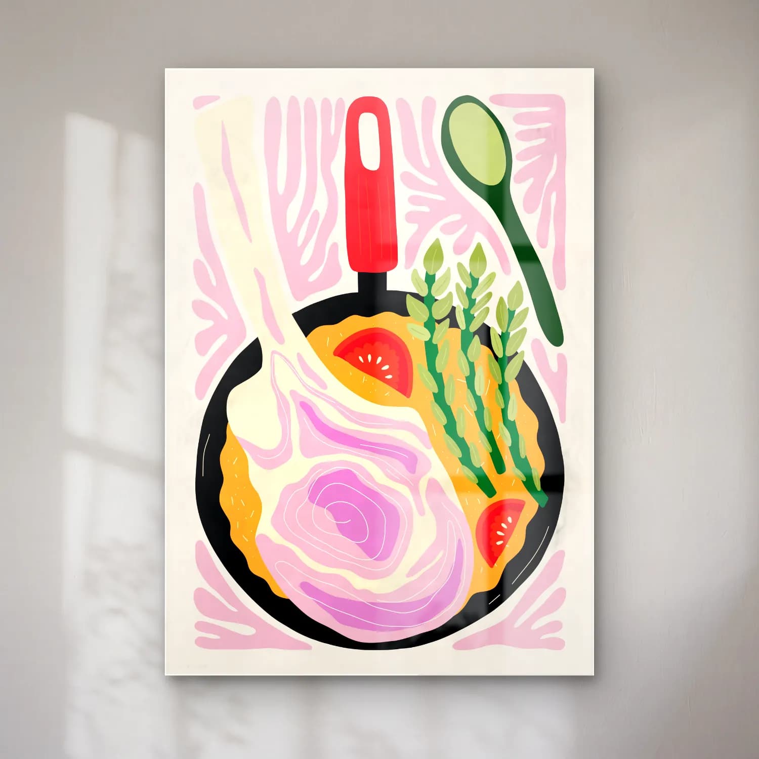 Pastel Makarna – Pembe Tonlar cam tablo — Pastel Makarna – Pembe Tonlar — pastel makarna